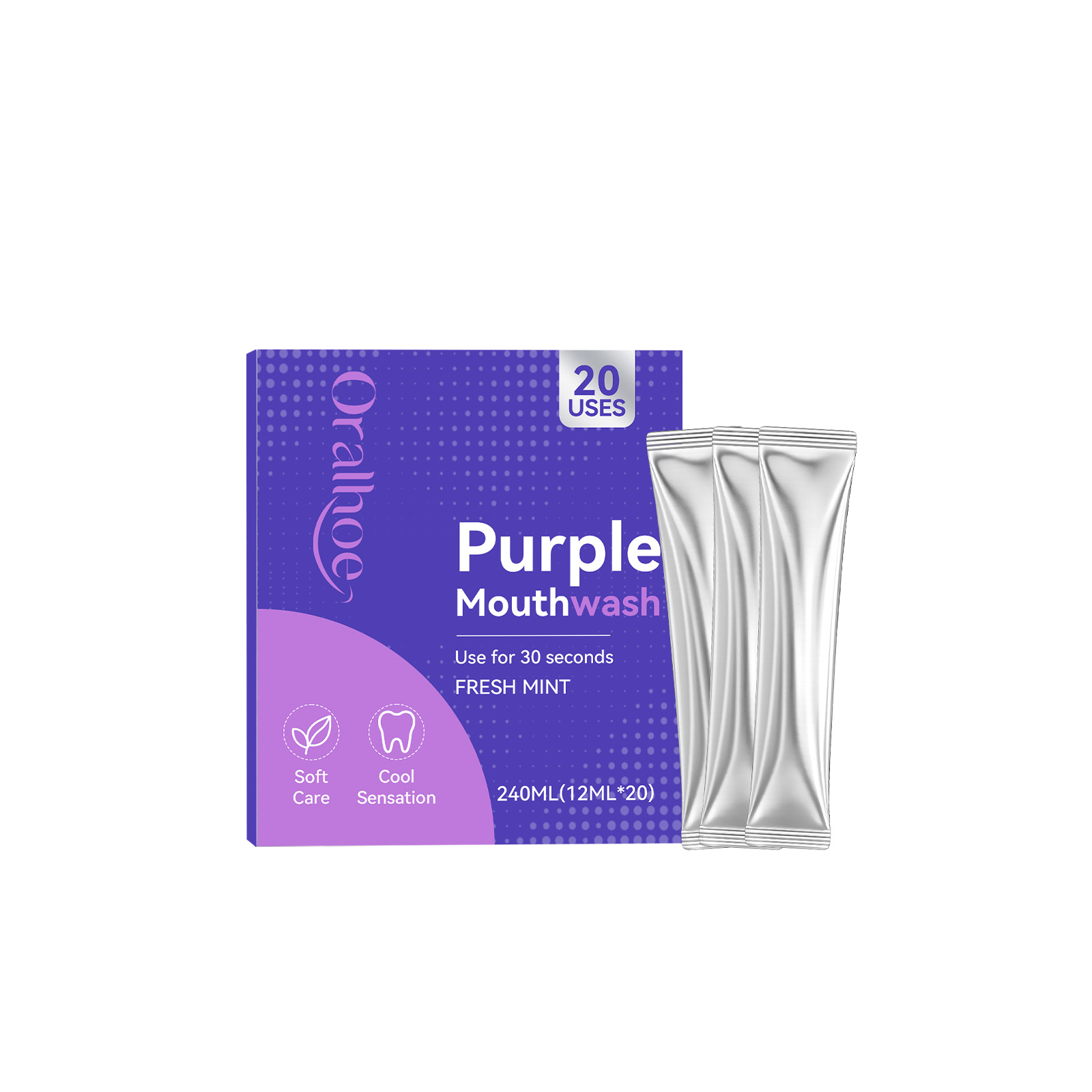 20 Stück, lila Mundspülung, zu – Teeth Whitening Mouthwash Bewertung und Preis